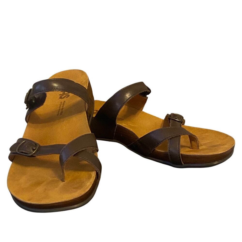 SAS Women's Shoes Shelly Sandal Brown 10.5 # 2352665 Made in USA Comfy Casual